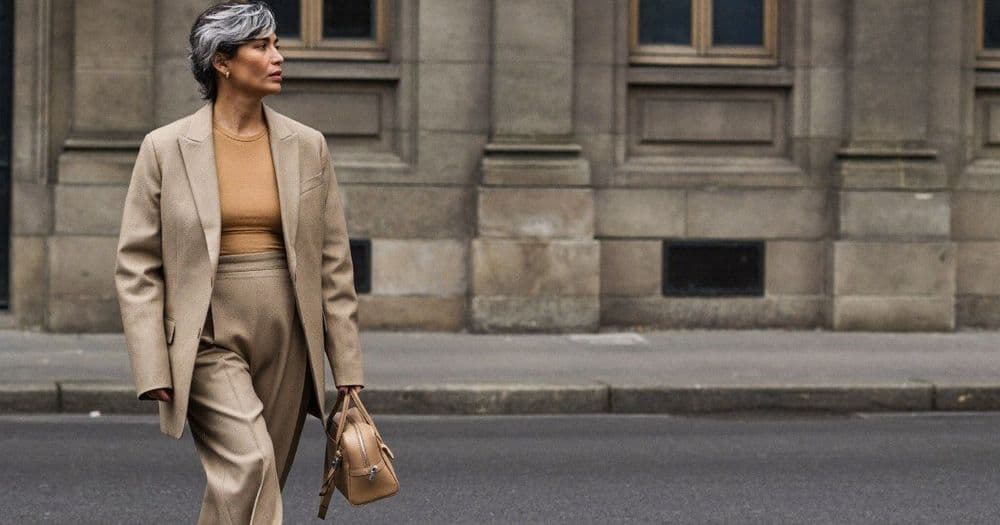 Head-to-Toe Neutral: How to Wear the Monochrome Tailoring Trend This Fall